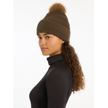 Mütze LeMieux Lila mit Bommel Mütze LeMieux Lila mit Bommel