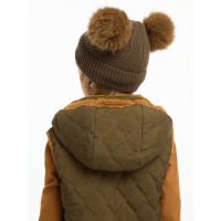 Gestrickte Mütze Mini LeMieux Clara Alpin Braun