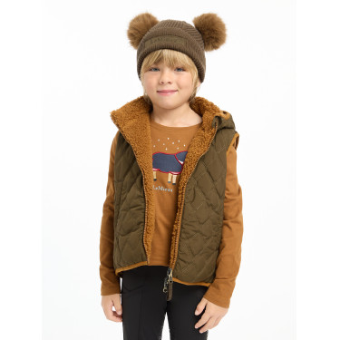 Gestrickte Mütze Mini LeMieux Clara Alpin Braun Gestrickte Mütze Mini LeMieux Clara Alpin Braun