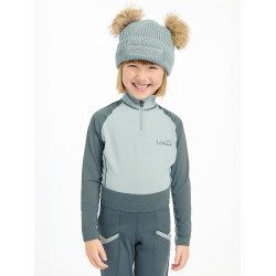 Gestrickte Mütze Mini LeMieux Clara Gletscher Blau