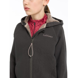 LeMieux Hollie Young Rider Hoodie mit Fleecefutter Asche Bordeaux