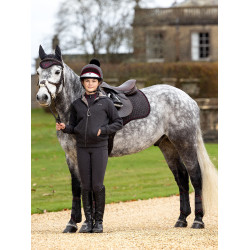 LeMieux Hollie Young Rider Hoodie mit Fleecefutter Asche Bordeaux