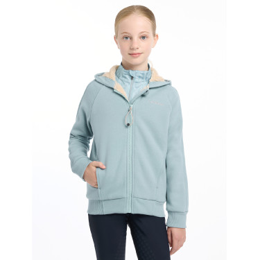 LeMieux Hollie Young Rider Hoodie mit Fleecefutter Gletscher Blau LeMieux Hollie Young Rider Hoodie mit Fleecefutter Gletscher Blau