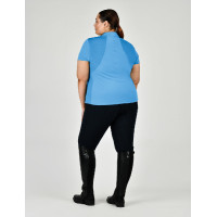 Polo Dublin Kurzarm Tabby Curve Küstenblau