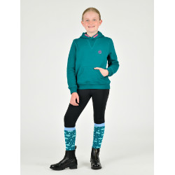 Kapuzensweatshirt Dublin Kinder Camille Tiefer See Gr&uuml;n