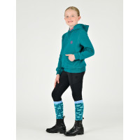 Kapuzensweatshirt Dublin Kinder Camille Tiefer See Gr&uuml;n