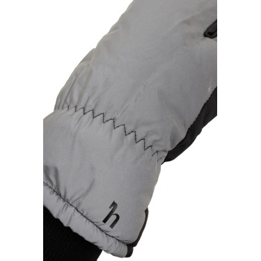 Reflektierende Drei-Finger-Fäustlinge Horze Reflektierendes Silber