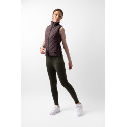 Ärmellose Daunenweste Horze Damen Jeune Cavalier Naia Brauner Butterfondant