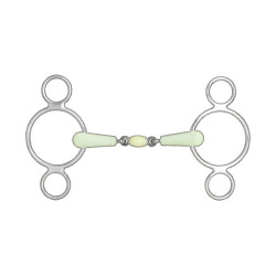 D-Ring Trense Horze mit geradem Mundstück D-Ring Trense Horze mit geradem Mundstück