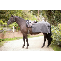Couvre-reins Quarter Paddock Sports Wooltouch Gris chiné