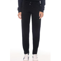 Jogging Harcour Joggi Damen Schwarz Glitzer