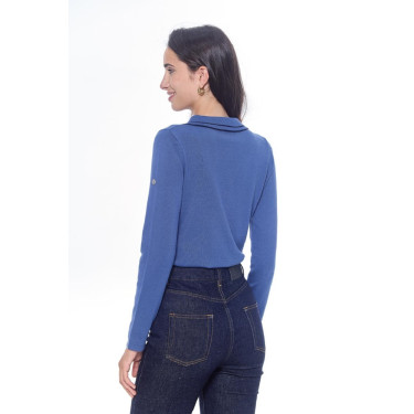 Damen-Langarm-Poloshirt Harcour Popi Damen-Langarm-Poloshirt Harcour Popi