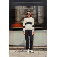 Damenpullover Harcour Polisa Elfenbein Beige