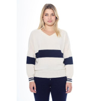 Damenpullover Harcour Polisa Elfenbein Beige