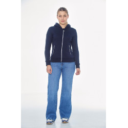 Zip-Sweatshirt Harcour Sworm Damen Marine Marineblau