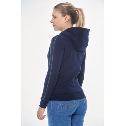 Zip-Sweatshirt Harcour Sworm Damen Marine Marineblau