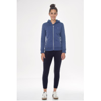Zip-Sweatshirt Harcour Sworm Damen Marine Marineblau