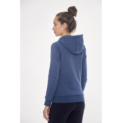 Zip-Sweatshirt Harcour Sworm Damen Stahlblau