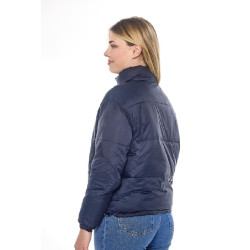 Damenjacke Harcour Janari Puffer Marine / Silber Blau