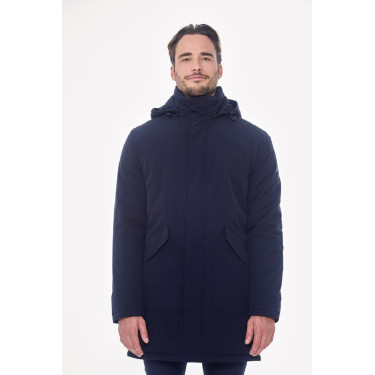 Langer Parka Harcour Paulin Herren Marine Marineblau Langer Parka Harcour Paulin Herren Marine Marineblau