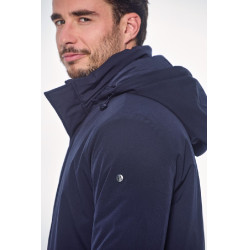 Langer Parka Harcour Paulin Herren Marine Marineblau Langer Parka Harcour Paulin Herren Marine Marineblau
