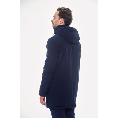 Langer Parka Harcour Paulin Herren Marine Marineblau Langer Parka Harcour Paulin Herren Marine Marineblau
