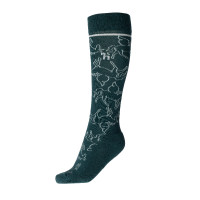 Winterreitsocken Horze Kinder Pegasus Dunkles Wassergrün Grün Winterreitsocken Horze Kinder Pegasus Dunkles Wassergrün Grün