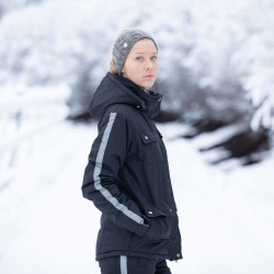 Horze WinterRider Jacke Schwarz Horze WinterRider Jacke Schwarz