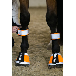 Courroies de cuisse fluo Horze Orange