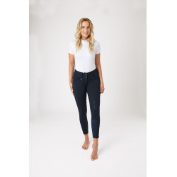 Thermo-Reithose Grand Prix Horze mit Silikon-Vollbesatz Damen Mitternachtsblau Thermo-Reithose Grand Prix Horze mit Silikon-Vollbesatz Damen Mitternachtsblau