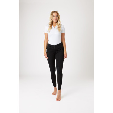 Reithose mit Lederbesatz Daniela Damen Horze Reithose mit Lederbesatz Daniela Damen Horze