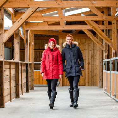 Langer Parka Brooke Horze Damen Dunkelmarineblau Langer Parka Brooke Horze Damen Dunkelmarineblau