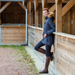 Langer Parka Brooke Horze Damen Dunkelmarineblau Langer Parka Brooke Horze Damen Dunkelmarineblau