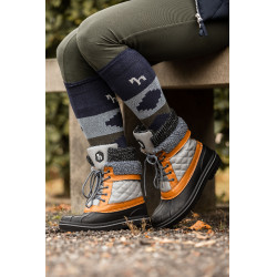 Winterstiefel für den Stall Salzburg Damen Horze Grau