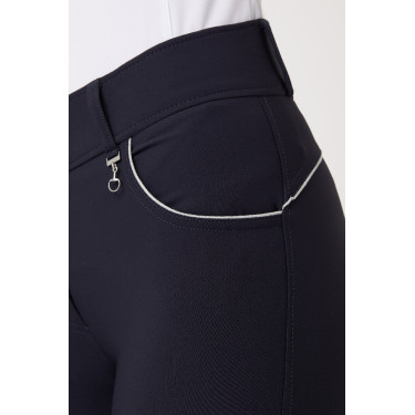 Reithose mit hohem Bund und Vollbesatz aus Silikon Aubrey Damen Horze Reithose mit hohem Bund und Vollbesatz aus Silikon Aubrey Damen Horze
