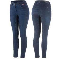 Reithose Jeans Vollbesatz Silikon Elle Damen B Vertigo Dunkelblau Reithose Jeans Vollbesatz Silikon Elle Damen B Vertigo Dunkelblau