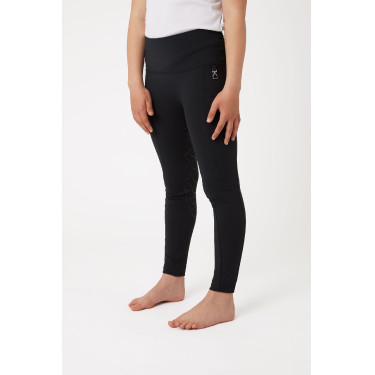 Gillian Kinder-Vollbesatz-Leggings Horze Schwarz