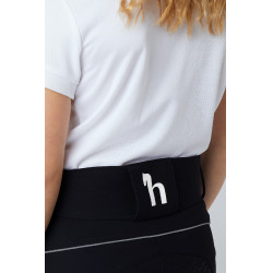 Reithose mit Vollbesatz Kinder Horze Aubrey Dunkelmarineblau