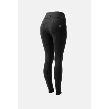 Reithose Damen High Waist Tara Vollbesatz Silikon Horze Schwarz Reithose Damen High Waist Tara Vollbesatz Silikon Horze Schwarz