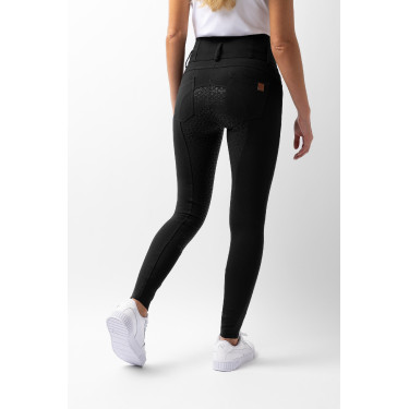 Reithose Damen High Waist Tara Vollbesatz Silikon Horze Schwarz Reithose Damen High Waist Tara Vollbesatz Silikon Horze Schwarz