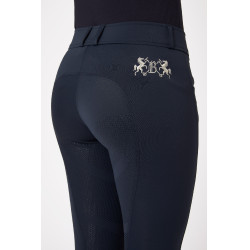 Reithose Meghan Vollbesatz Silikongrip Damen B Vertigo Dunkelmarineblau Reithose Meghan Vollbesatz Silikongrip Damen B Vertigo Dunkelmarineblau