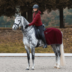 Abschwitzdecke Fleece Kiel Horze Dunkelrot Abschwitzdecke Fleece Kiel Horze Dunkelrot