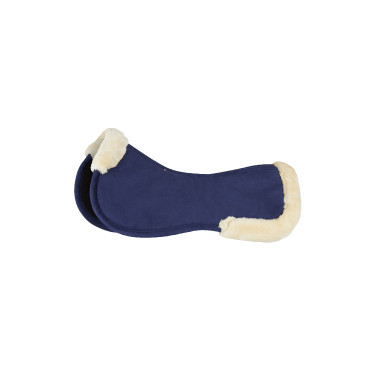 Memoryschaum-Sattelkissen mit Kunstfell Horze Dunkelblau Memoryschaum-Sattelkissen mit Kunstfell Horze Dunkelblau