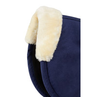 Memoryschaum-Sattelkissen mit Kunstfell Horze Braun