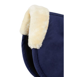 Memoryschaum-Sattelkissen mit Kunstfell Horze Dunkelblau Memoryschaum-Sattelkissen mit Kunstfell Horze Dunkelblau