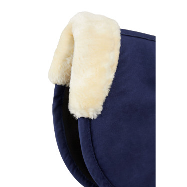 Memoryschaum-Sattelkissen mit Kunstfell Horze Dunkelblau Memoryschaum-Sattelkissen mit Kunstfell Horze Dunkelblau