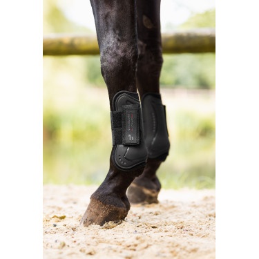 Gamaschen und Streichkappen Horze Armour Airflow Schwarz