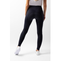 Horze Mathilde Silikon-Vollbesatz Damen Reitleggings Dunkelmarineblau