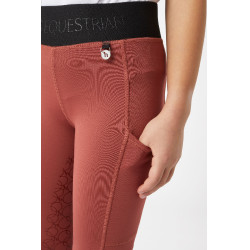 Reithose mit Silikonbesatz Horze Leighton Jugend vollbesatz mit warmem Futter Rot-Schimmel Reithose mit Silikonbesatz Horze Leighton Jugend vollbesatz mit warmem Futter Rot-Schimmel