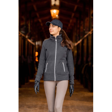 Reitjacke Fleece Horze Ellie Damen Reitjacke Fleece Horze Ellie Damen